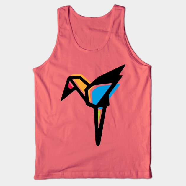 Rainbow Anigami Crane Tank Top by XOOXOO